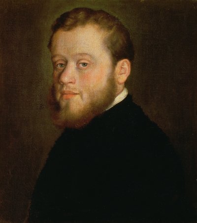 Porträt eines jungen Mannes von Giovanni Battista Moroni